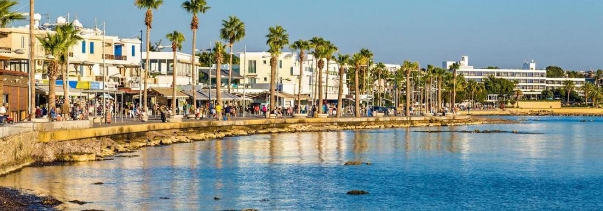 Paphos Poseidon 51 - Beachfront Two Bedroom Apartment מראה חיצוני תמונה